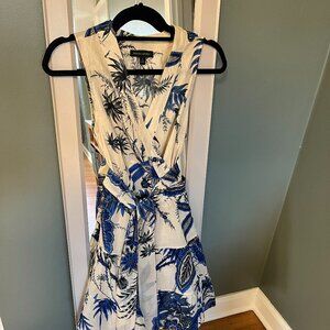 Banana Republic bold pattern dress